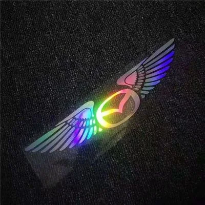 3D angyalszárnyas lézeres autómatrica ✧4 db✧