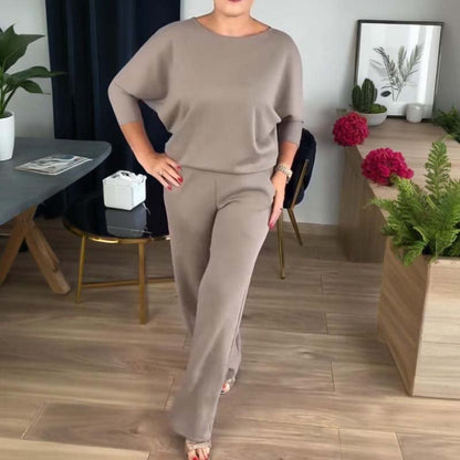⏳Különleges, korlátozott ideig érvényes ajánlat⏰Elegáns, 3 részes szett, amely hosszú kardigánt, felsőt és nadrágot tartalmaz💞