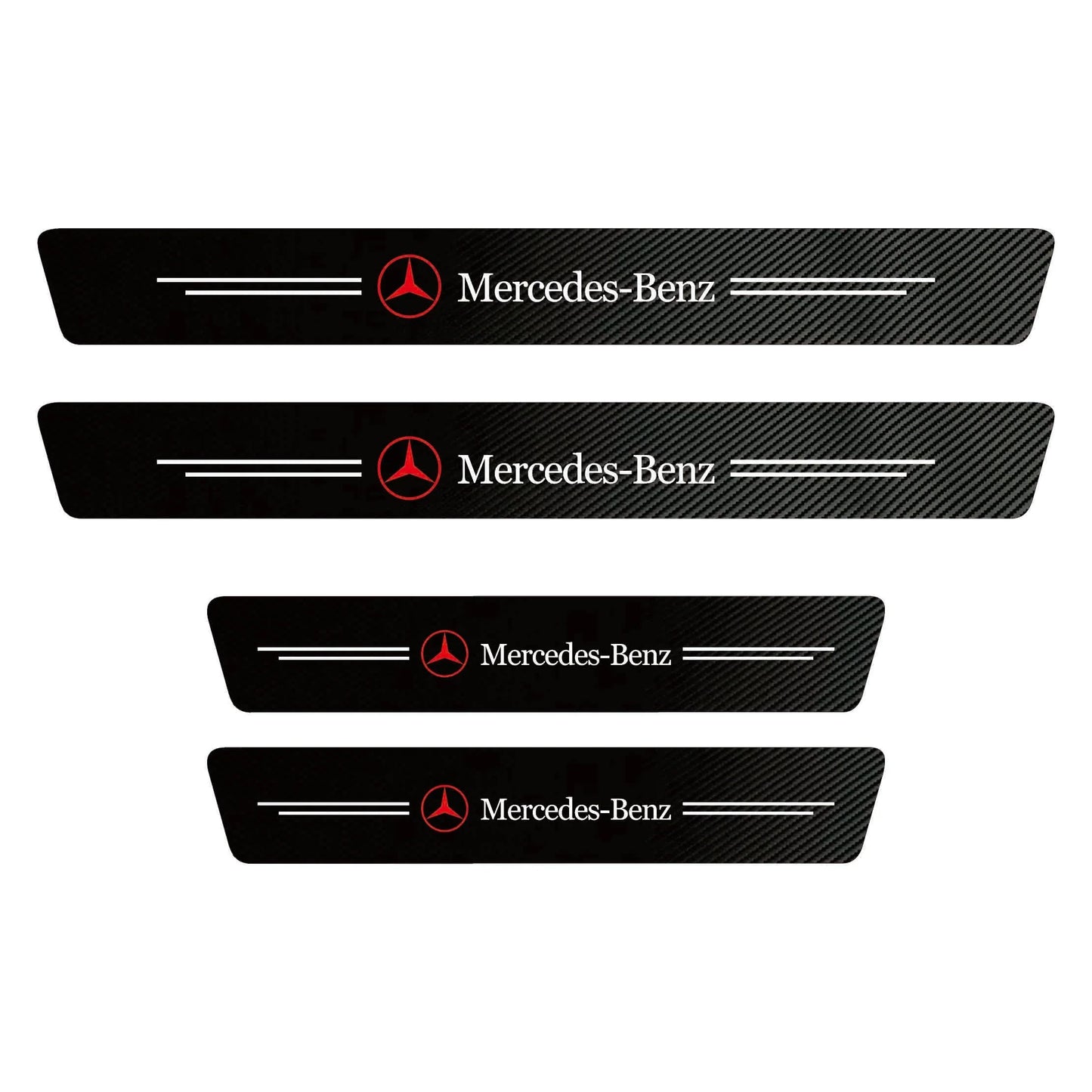 Karbonszálas küszöbvédő (8PCS)