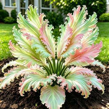 🌱Ritka hattyútollú hosta hagymák -🦢 Kecses lombozat, amely hattyúszárnyakként bontakozik ki