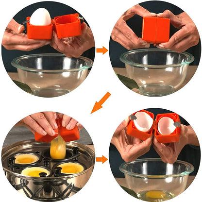 🍳 Gyors tojásfeltörő eszköz – Több száz tojást nyithatsz meg gyorsabban és tisztábban 🔥
