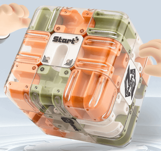 Nagy labirintus 3D kirakós labirintus kocka 🧩✨ – Lenyűgöző agytorna játék gyerekeknek és felnőtteknek 🧠