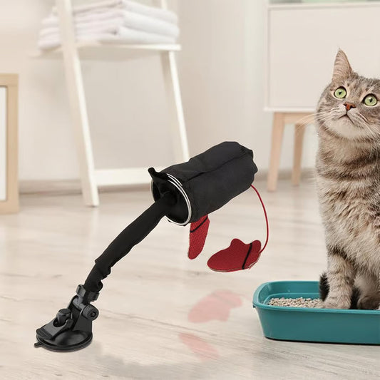 Interaktív, vonat alakú macskajáték