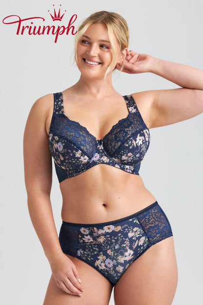 Triumph® 3 részes melltartó💖 csipkéből és virágos hímzésből