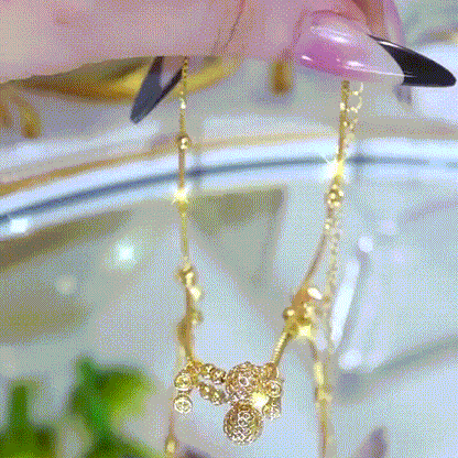 【Elegáns istennő elengedhetetlen kelléke】Finom gömb csengő bokalánc