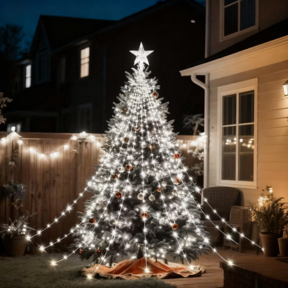 🎁Korai ünnepi akció 50% kedvezménnyel🎄Starlight Cascade karácsonyi fények