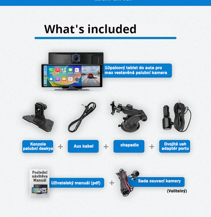 Autós táblagép intelligens audio- és videorendszere (Pro MaxTM 2025-ös modell).