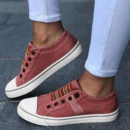 2025-ös új nyári ortopéd cipők Vintage Denim Slip On
