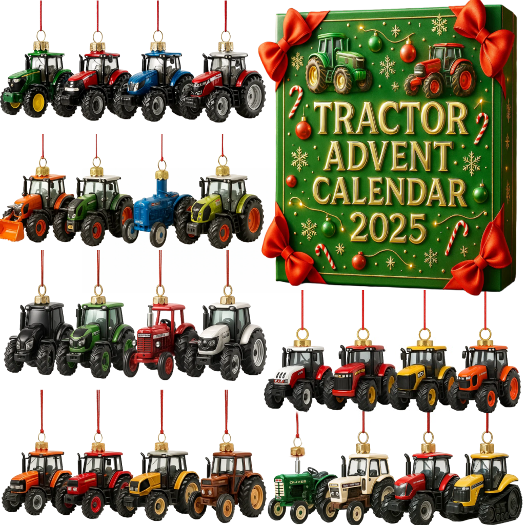 🌲Karácsonyi ajándék -- 2025-ös traktoros adventi naptár