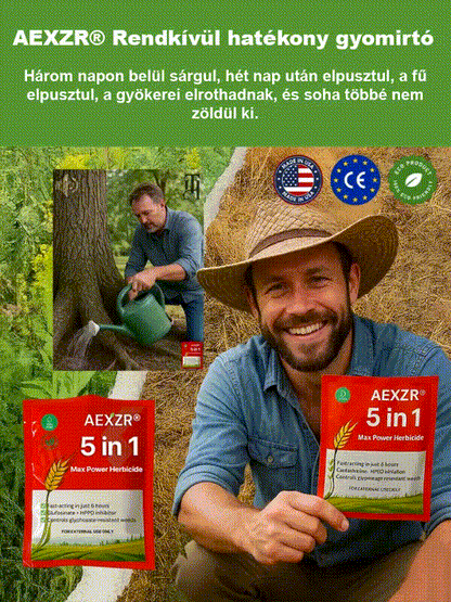 Öt-az-egyben hatóanyagú gyomirtó szer