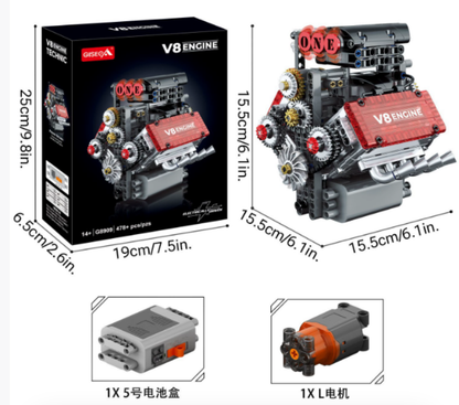 🔥 Dübörgő V8-as motor!
