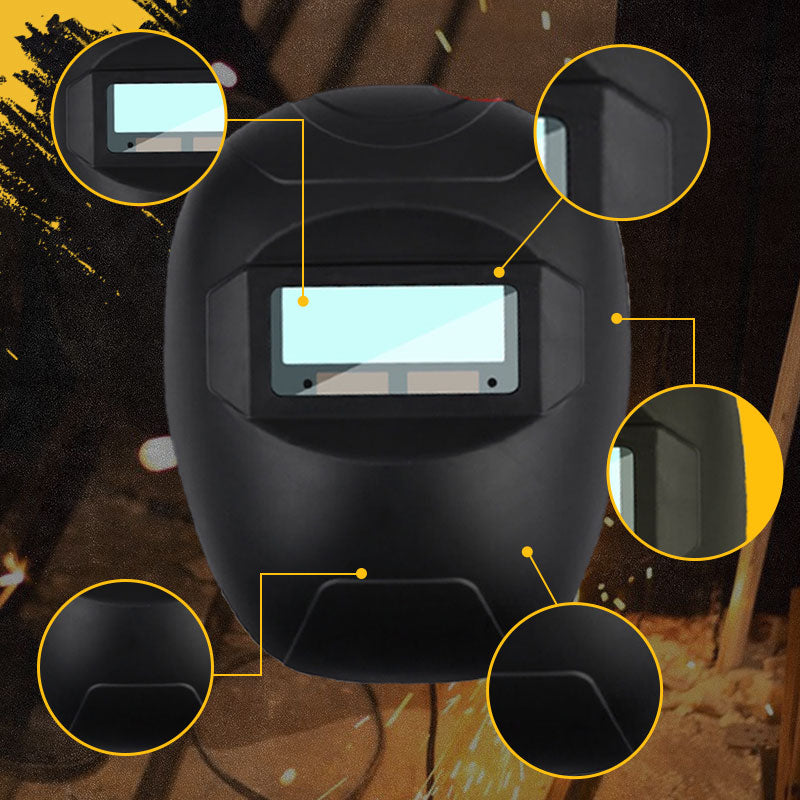 Könnyű, tartós 2 az 1-ben hegesztőálarc és védőszemüveg