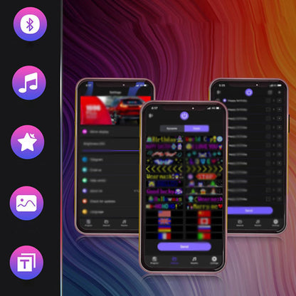 [Exkluzív gyártás] 🔥Ördögszem lámpa autó LED lágy képernyő