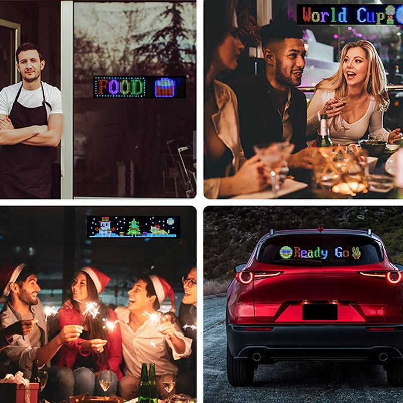 [Exkluzív gyártás] 🔥Ördögszem lámpa autó LED lágy képernyő