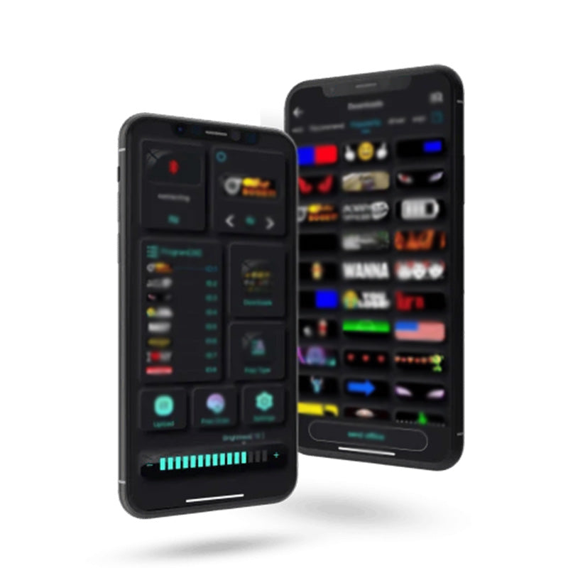 [Exkluzív gyártás] 🔥Ördögszem lámpa autó LED lágy képernyő