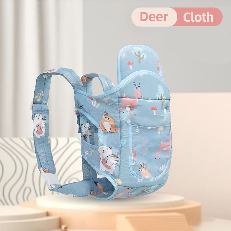 👶Többfunkciós, mellkasra rögzíthető, két vállpántos babahordozó