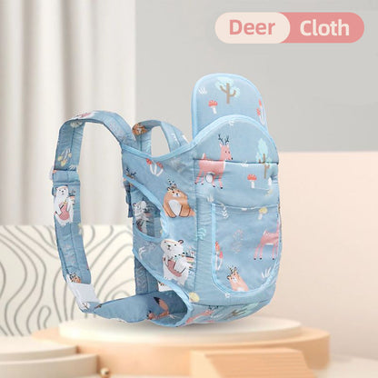 👶Többfunkciós, mellkasra rögzíthető, két vállpántos babahordozó