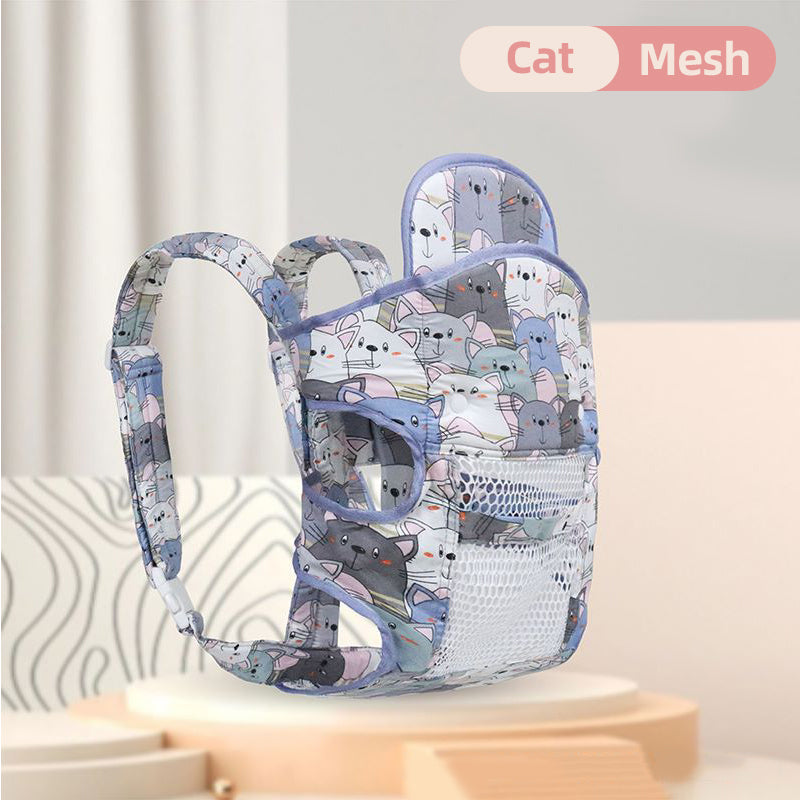 👶Többfunkciós, mellkasra rögzíthető, két vállpántos babahordozó