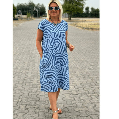 🎁2025-ös Bohém Vintage Mintás Lezser Ruhák👗