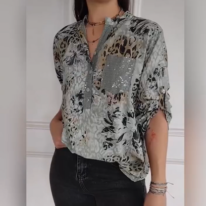 【M-4XL】🌸Női alkalmi félgombos ing