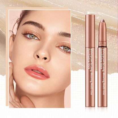💗Vásároljon 1et, kapjon 1et ingyen💗Pearlescent Matte Multi-Colour Smudge szemhéjfesték ceruza