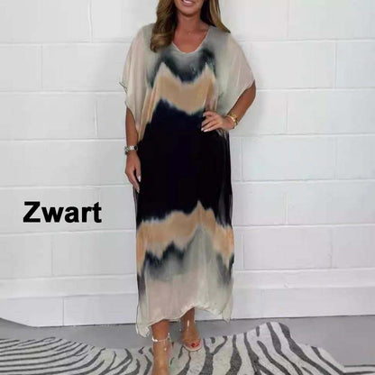 ✨【S-4XL】Kényelmes női szürke sifon ruha