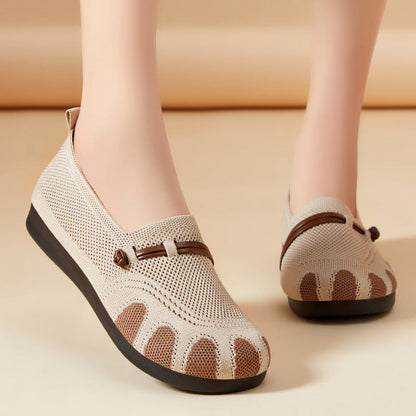 🔥Női lapos, puha talpú, sekély, felbújós alkalmi cipő