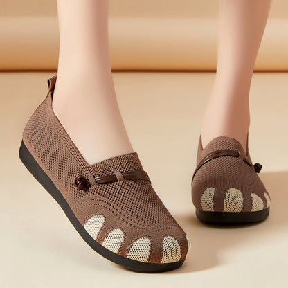 🔥Női lapos, puha talpú, sekély, felbújós alkalmi cipő