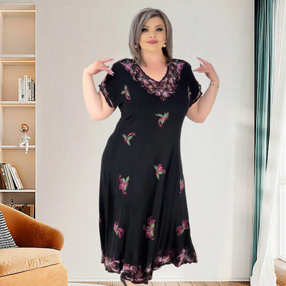 🌺V-nyakú női ruha