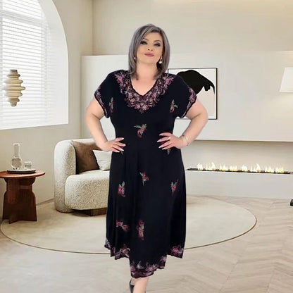 🌺V-nyakú női ruha