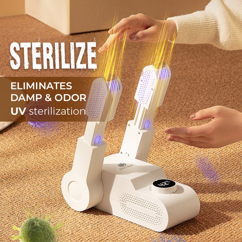 Kihúzható UV cipőszárító sterilizáló