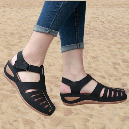 👡Prémium könnyű bőr szandál – Ortopédikus, kényelmes, stílusos✨🎁