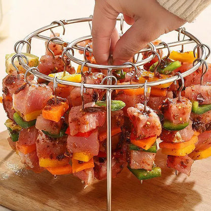 🥩Légsütő Barbecue grill Függőleges kebab grill + ingyenes hőálló kesztyű🍤