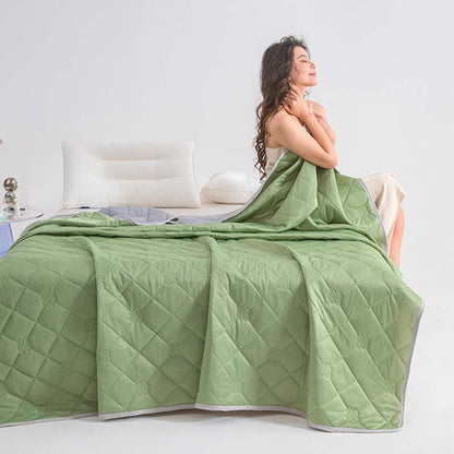❄️Breathable Nyomtatott mosható nyári hűsítő paplan💤