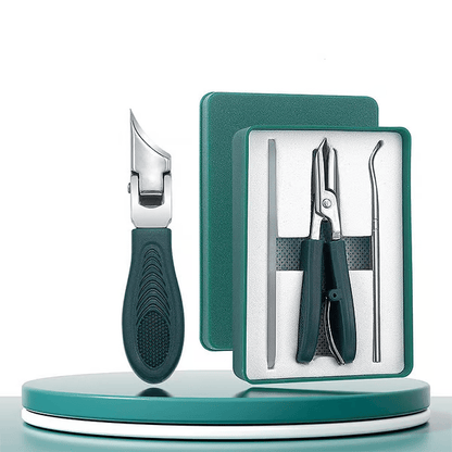 🔥Podiatrist-ajánlott körömcsipesz 🛡️- Ergonomikus szögletes kialakítás a lábkörmökhöz és a benőtt körmökhöz