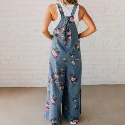 💗Nyári különlegesség✨Női lezser farmer overál mintával