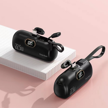 ⏳Nyári kiárusítás: 40%-os kedvezmény🎉5000mAh Mini Portable Charger Power Bank for phone🔋