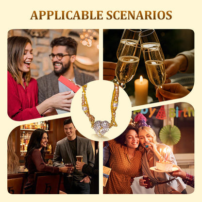 ⏳Korlátozott ideig érvényes különleges ajánlat⏰Párosító nyakláncok szív alakú, mágneses medállal💖