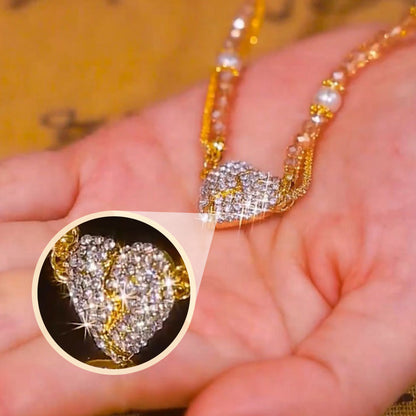 ⏳Korlátozott ideig érvényes különleges ajánlat⏰Párosító nyakláncok szív alakú, mágneses medállal💖