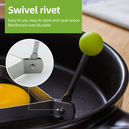 🍳Rozsdamentes acél tükörtojásformák💖