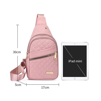 Nagy kapacitású vízálló mellkasi táska