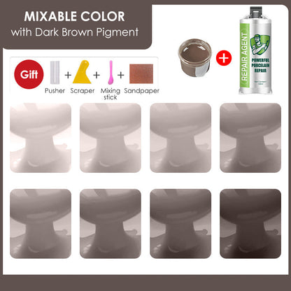 Erős porcelán javítókészlet - dupla tubus