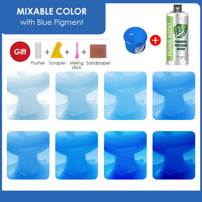 Erős porcelán javítókészlet - dupla tubus