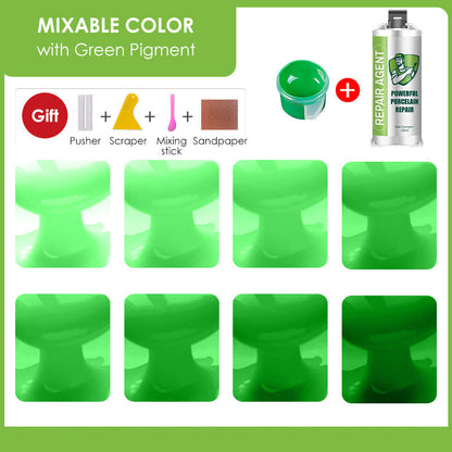 Erős porcelán javítókészlet - dupla tubus