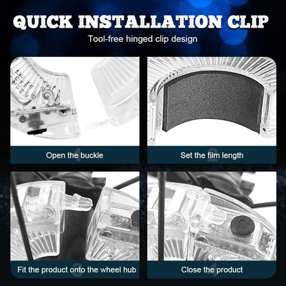 🌈 Színes kerékpár kerékagy lámpa 🚴‍♂️💡