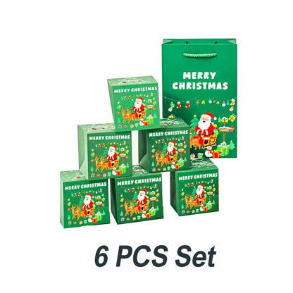 🎅 Egyedi összecsukható karácsonyi ajándékdoboz🎄✨