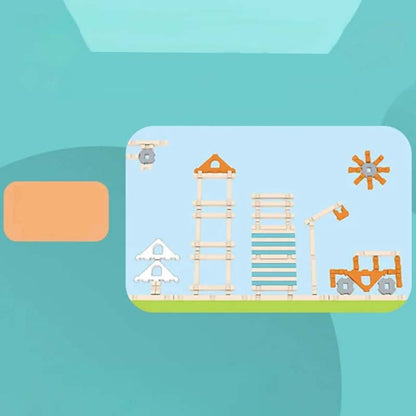 🔥Oktatási fa építőelemek