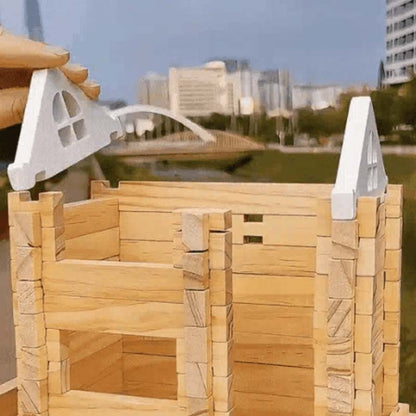 🔥Oktatási fa építőelemek