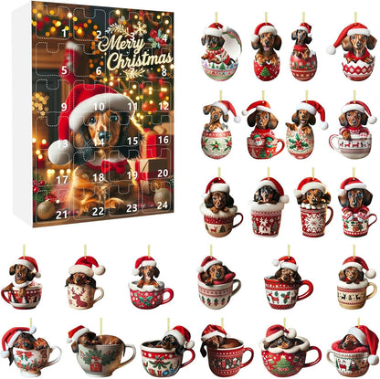 🎅2025 Karácsonyi tacskó adventi naptár🎁