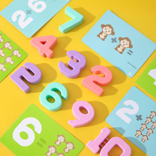 🐸Gyerekjáték-készlet rajzfilmállatokkal és mérlegekkel